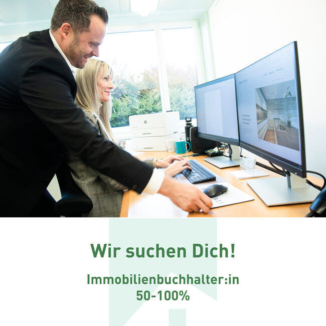 Wir suchen: Immobilienbuchhalter (m/w/d) 50-100%