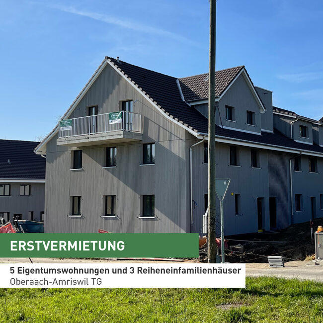 Erstvermietung von spannenden Wohneinheiten