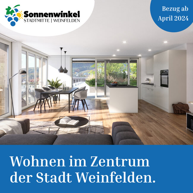 Entdecken Sie das Projekt «Sonnenwinkel» in Weinfelden