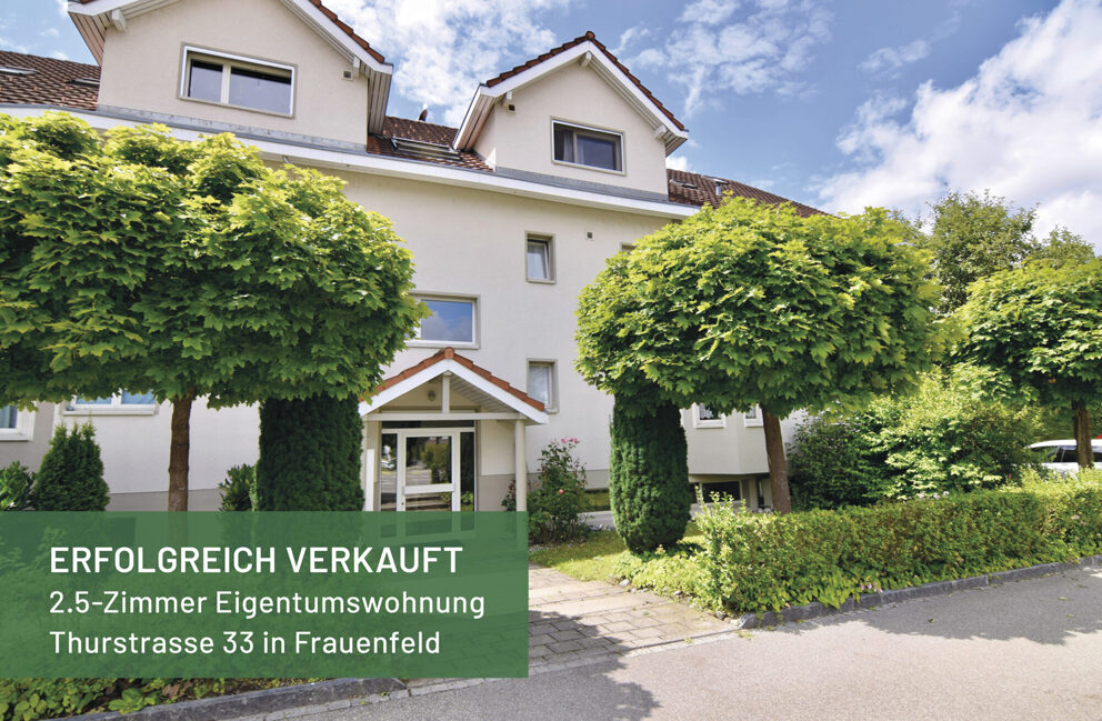 Glückliche, neue Besitzer an der Thurstrasse 33 in Frauenfeld